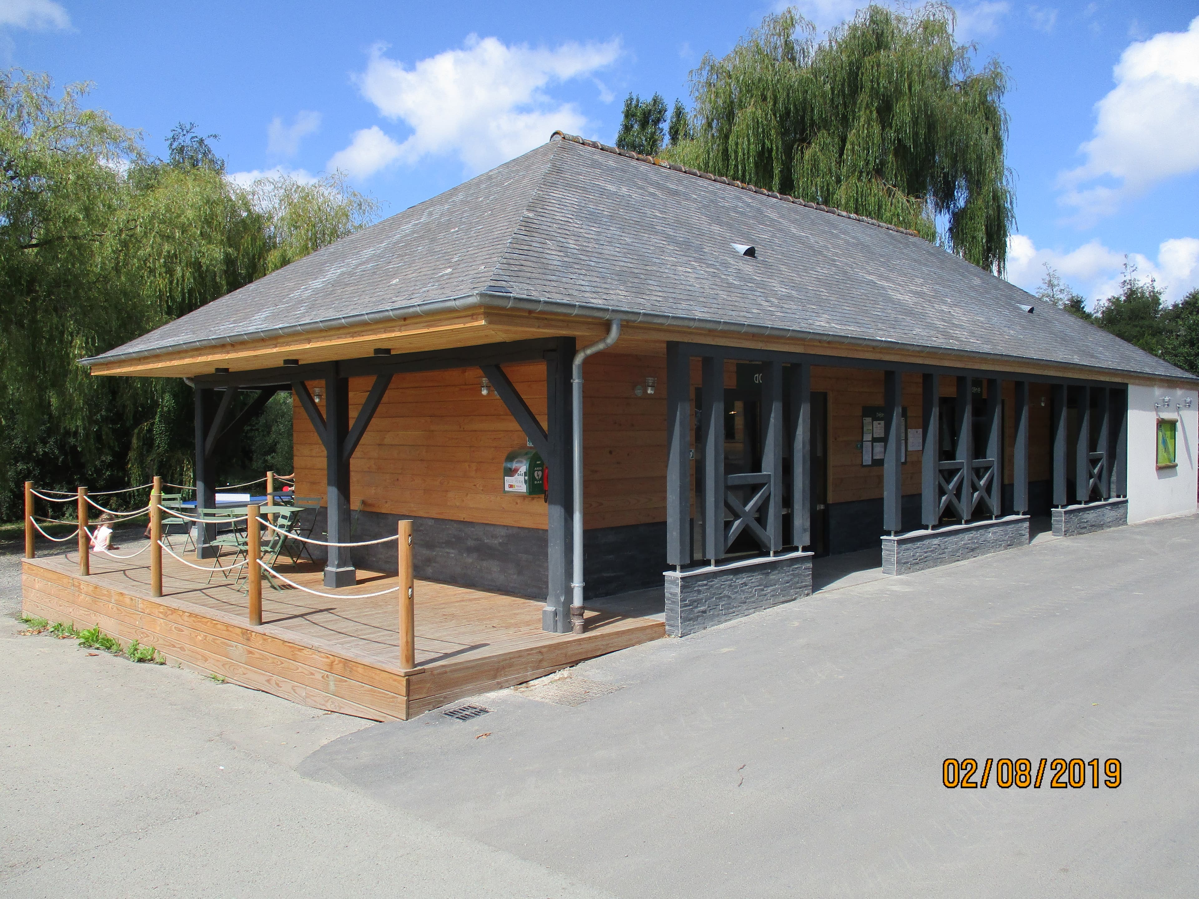 Café restaurant batiment bois