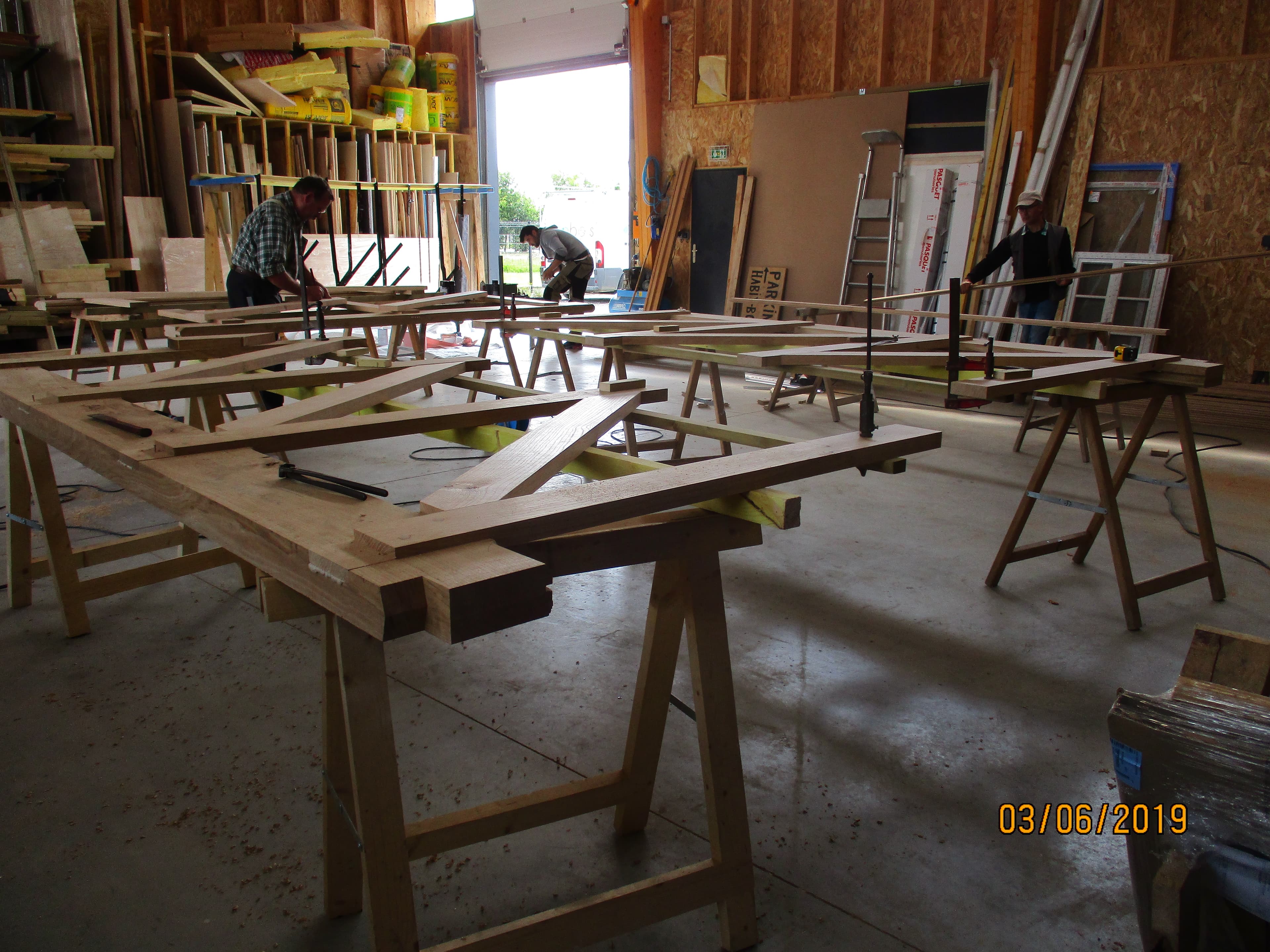 Préparation des matériaux