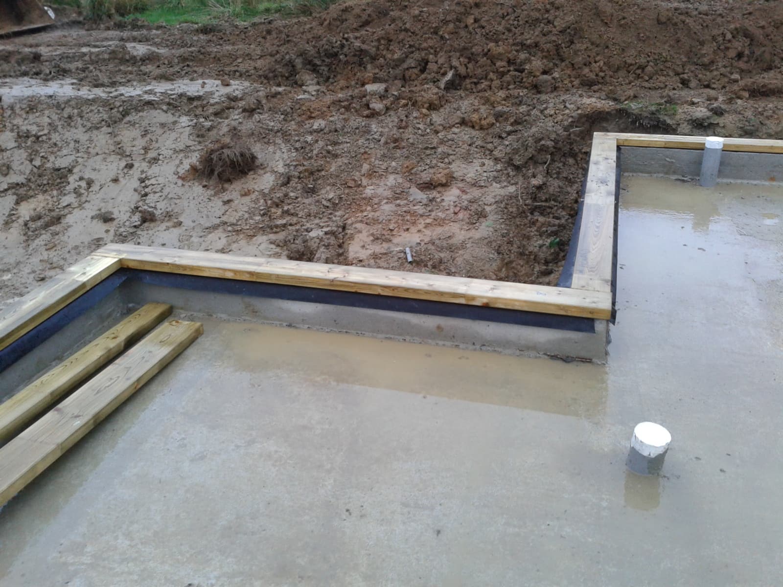 Fondations de chantier