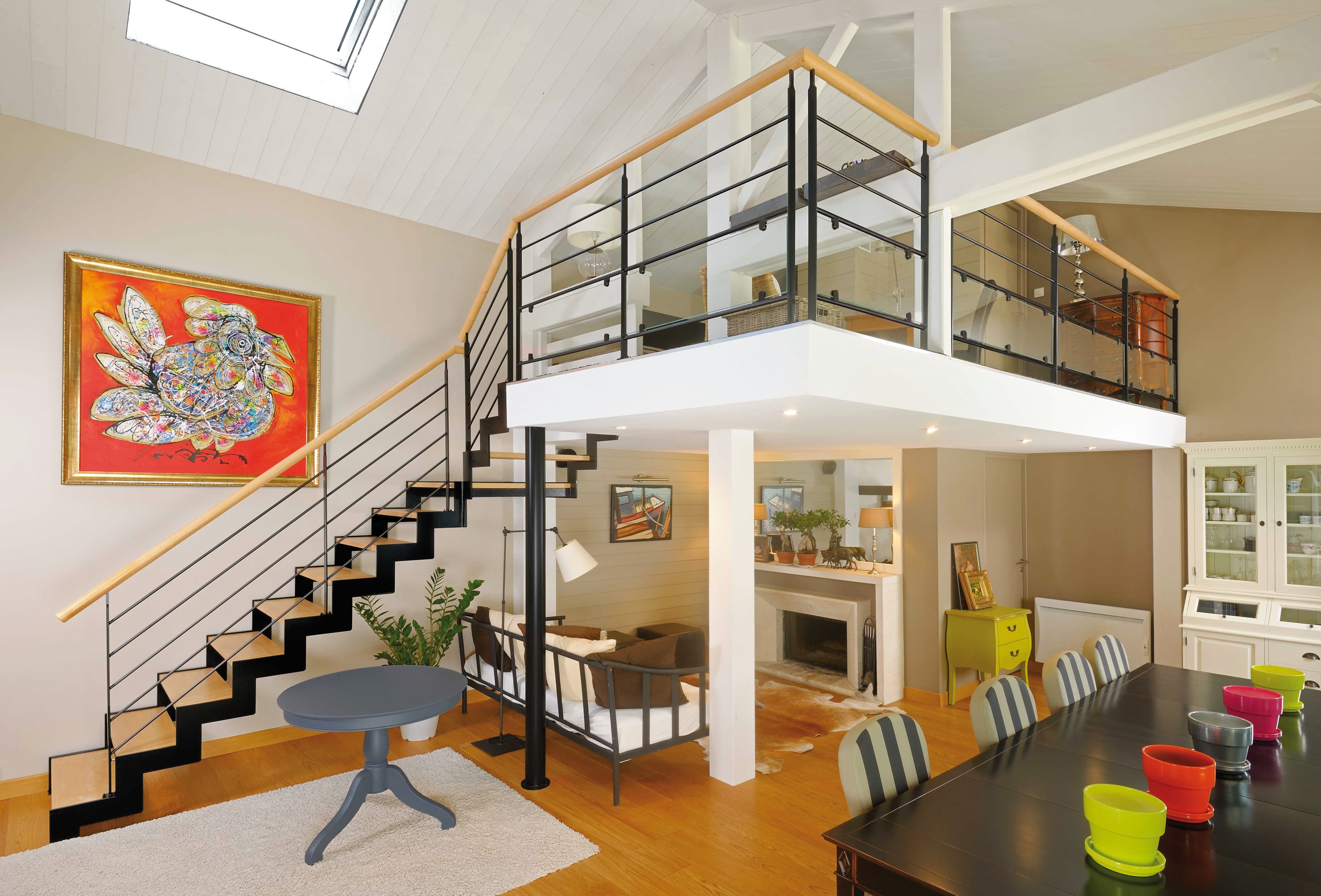 Aménagement escalier bois