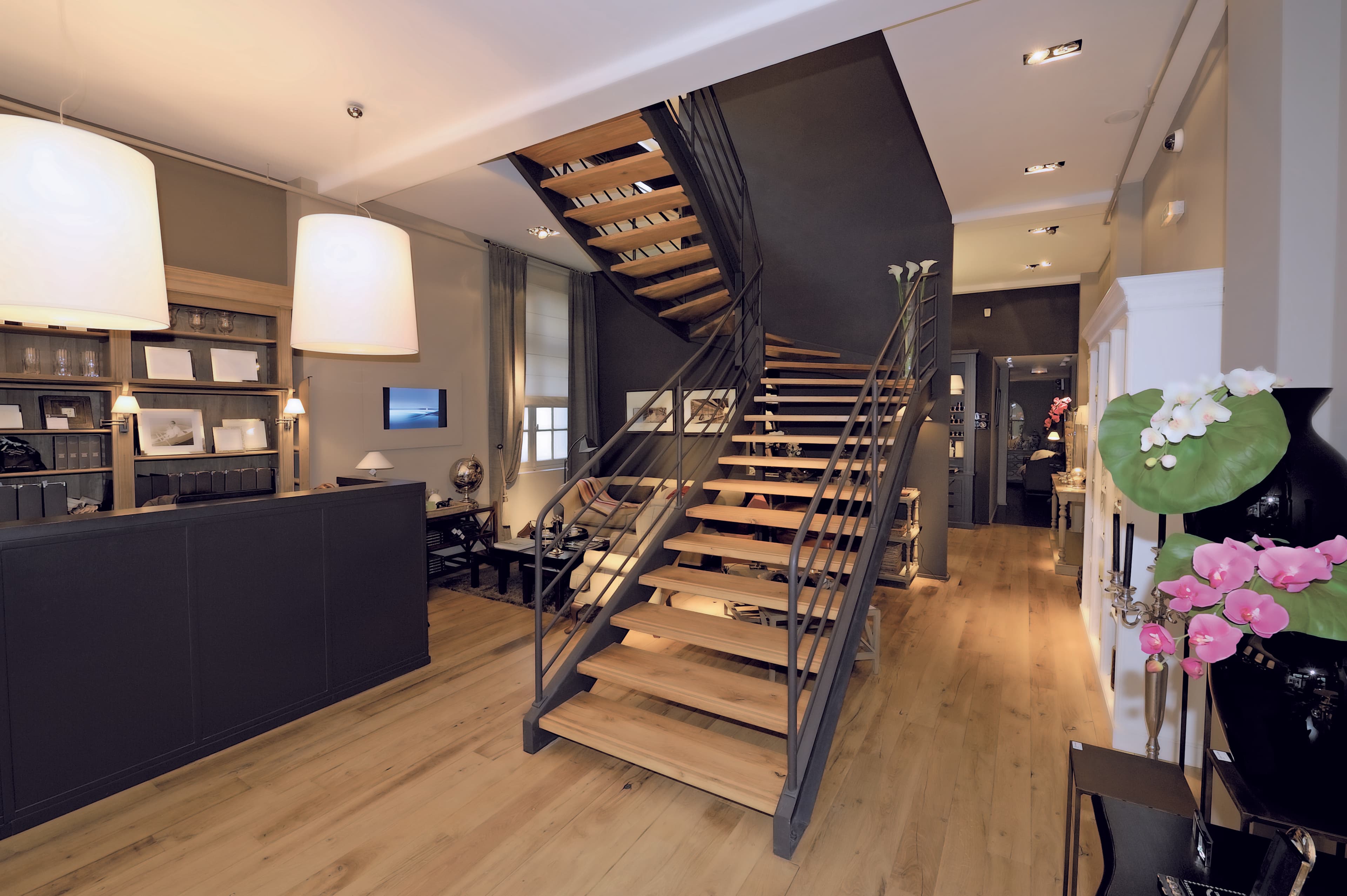 Aménagement escalier bois