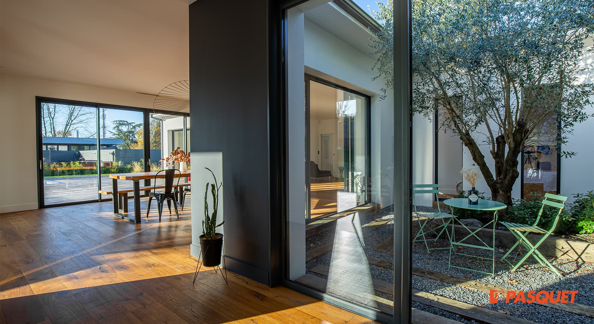 Porte fenêtre coulissante aluminium