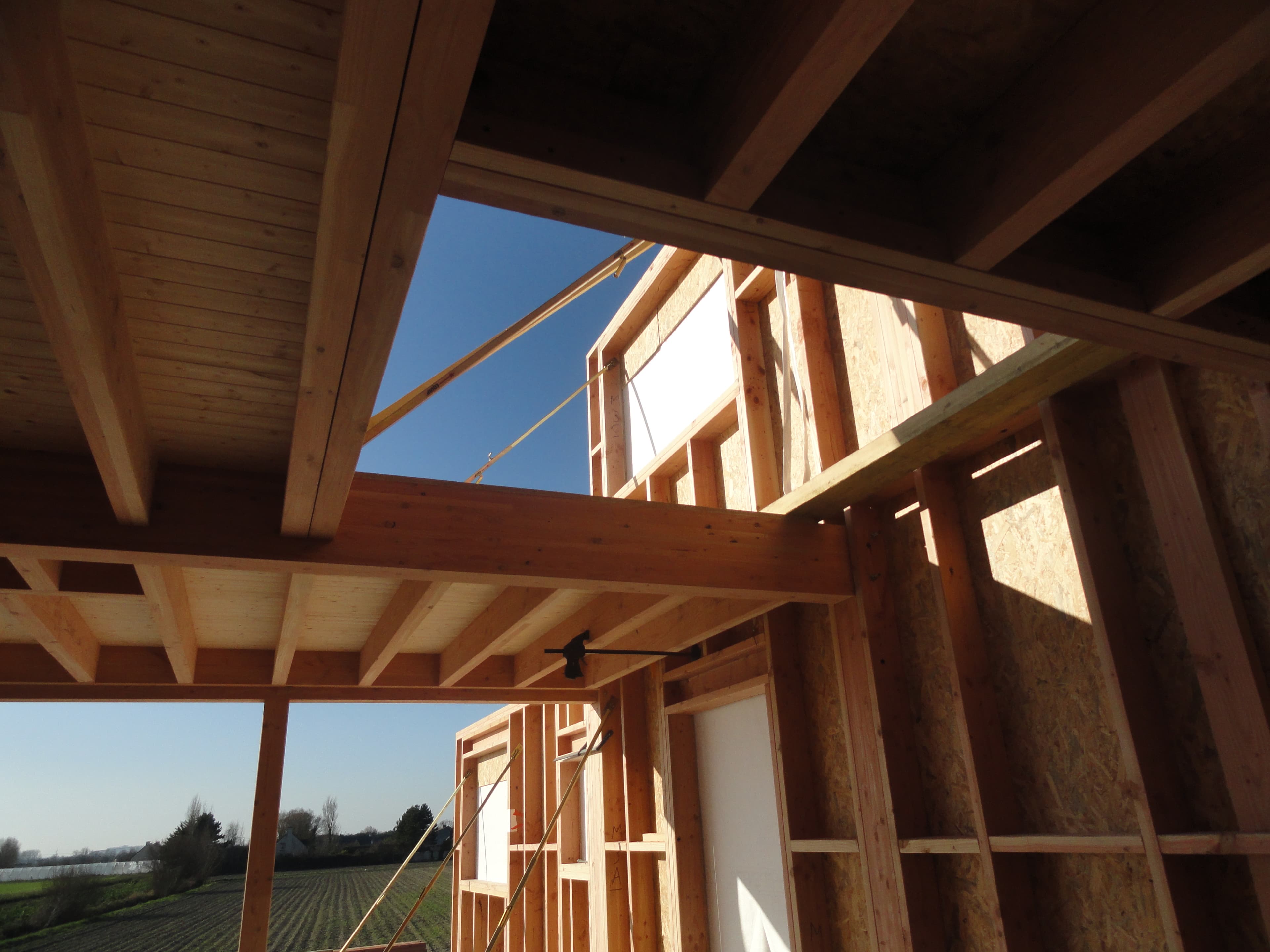 Construction de maison neuve ossature bois