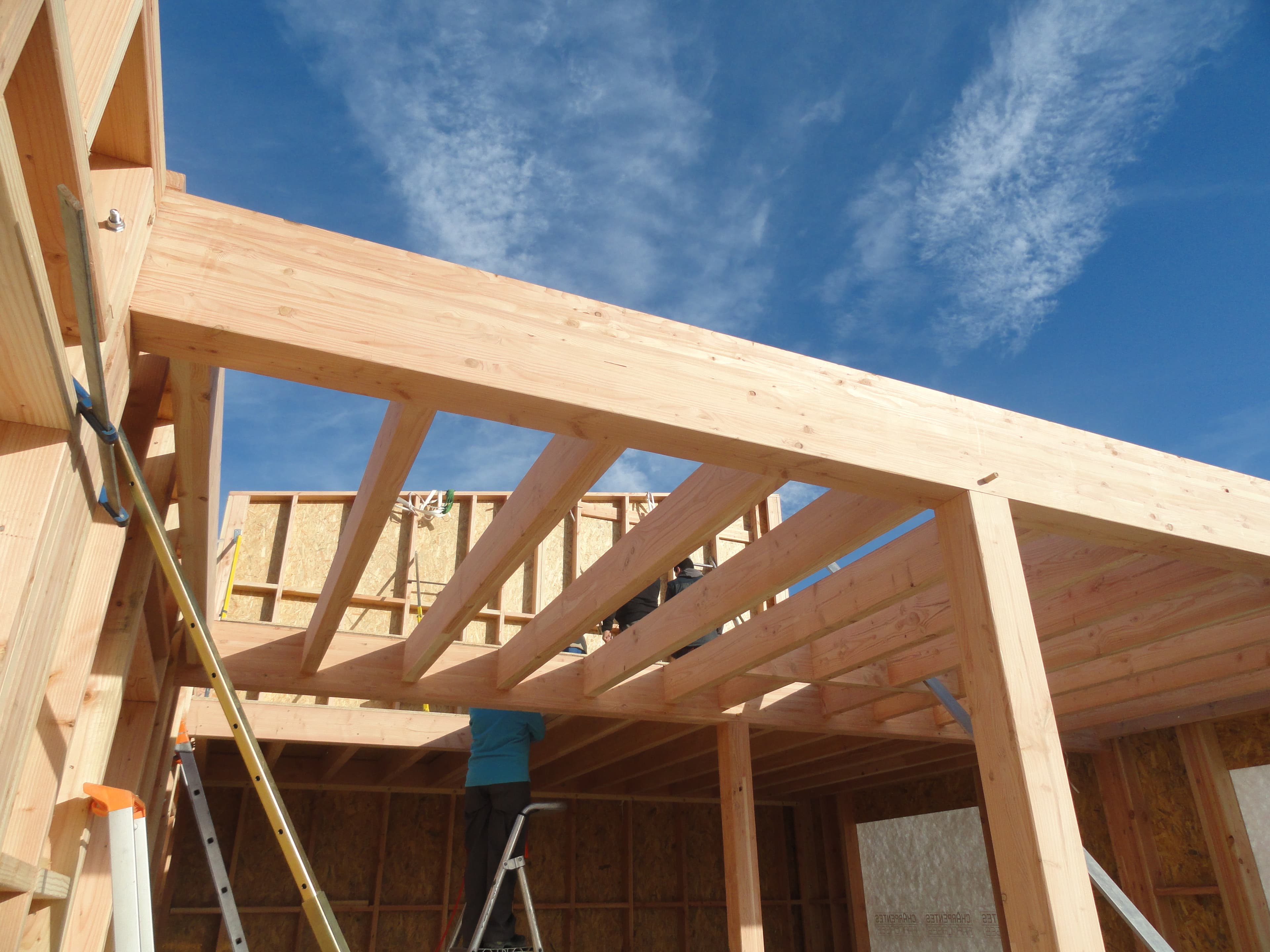 Construction de maison neuve ossature bois