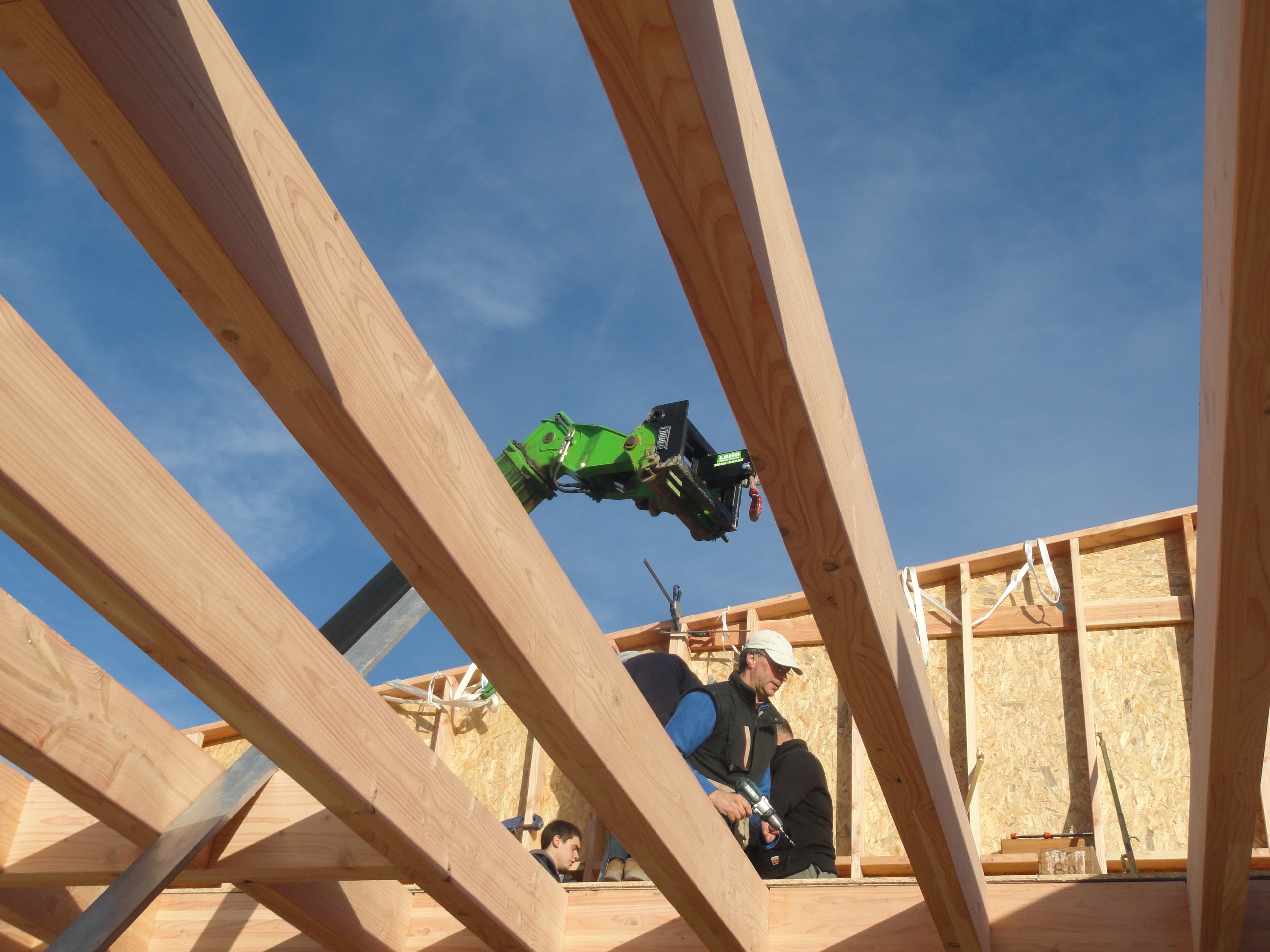 Construction de maison neuve ossature bois